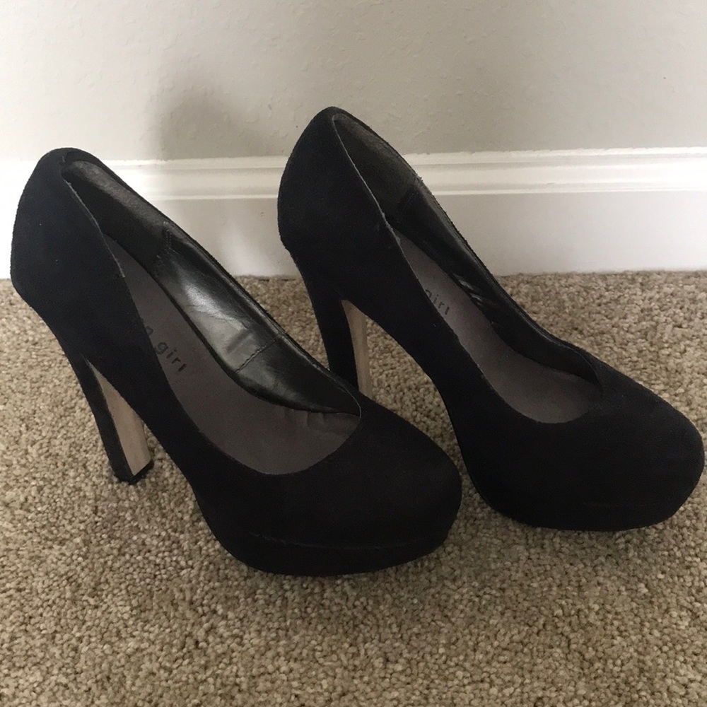 Black Madden Girl Heels